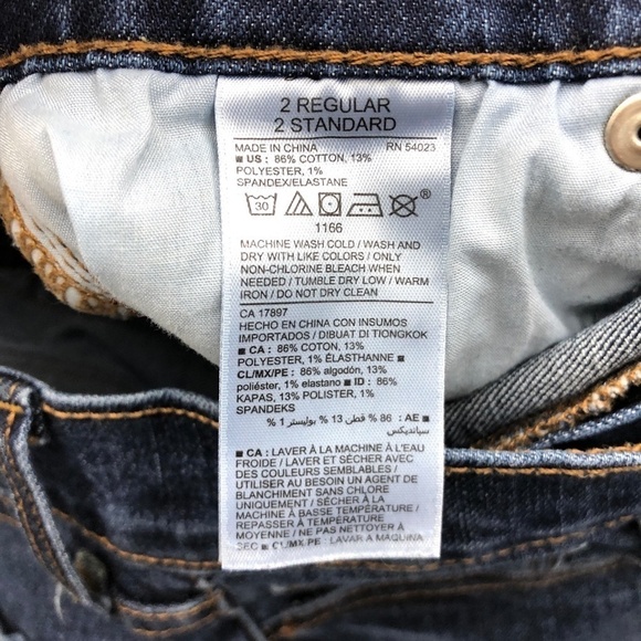 Old Navy Original Mid Rise Skinny Women's size 2 - Picture 5 of 5